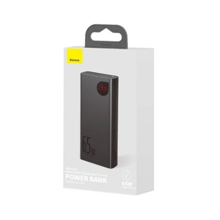 Baseus Adaman Metal Digital Display Quick Charge Power Bank 20000mAh 65W Black