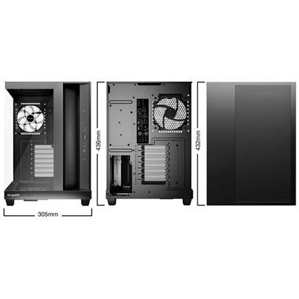 Be Quiet! Light Base 500 LX számítógépház - ATX, elöl-oldalt üvegpanel, 4db ARGB PWM ventilátor, fekete