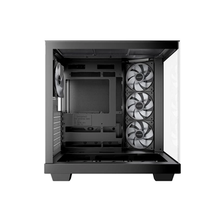 Be Quiet! Light Base 500 LX számítógépház - ATX, elöl-oldalt üvegpanel, 4db ARGB PWM ventilátor, fekete