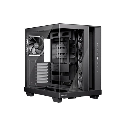 Be Quiet! Light Base 500 számítógépház - ATX, elöl-oldalt üvegpanel, 4db PWM ventilátor, fekete
