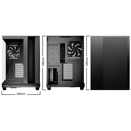Be Quiet! Light Base 500 számítógépház - ATX, elöl-oldalt üvegpanel, 4db PWM ventilátor, fekete