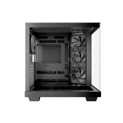 Be Quiet! Light Base 500 számítógépház - ATX, elöl-oldalt üvegpanel, 4db PWM ventilátor, fekete