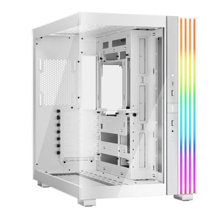 Be Quiet! Light Base 600 DX számítógépház ARGB LED-világítással, fehér