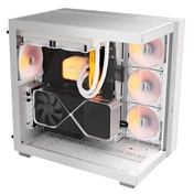 Be Quiet! Light Base 600 DX számítógépház ARGB LED-világítással, fehér