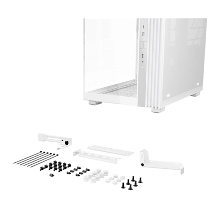 Be Quiet! Light Base 600 DX számítógépház ARGB LED-világítással, fehér