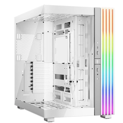 Be Quiet! Light Base 900 DX számítógépház ARGB LED-világítással, E-ATX, fehér