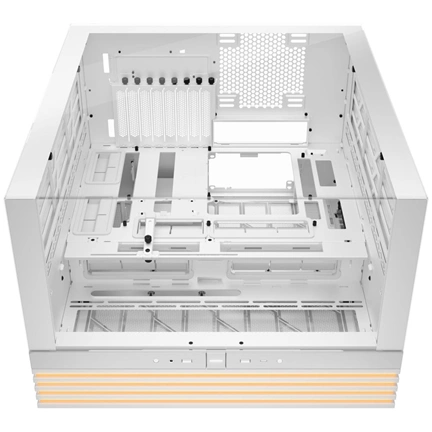 Be Quiet! Light Base 900 DX számítógépház ARGB LED-világítással, E-ATX, fehér