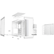 Be Quiet! Light Base 900 DX számítógépház ARGB LED-világítással, E-ATX, fehér