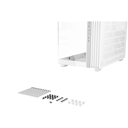 Be Quiet! Light Base 900 DX számítógépház ARGB LED-világítással, E-ATX, fehér