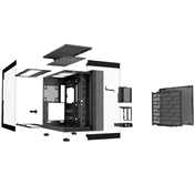 Be Quiet! Light Base 900 DX számítógépház ARGB LED-világítással, E-ATX, fekete