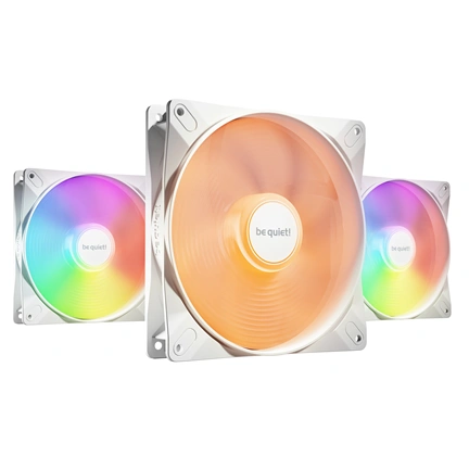 Be Quiet! Light Wings LX rendszerventilátor 140mm PWM 3-Pack White