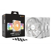 Be Quiet! Light Wings LX rendszerventilátor 140mm PWM 3-Pack White