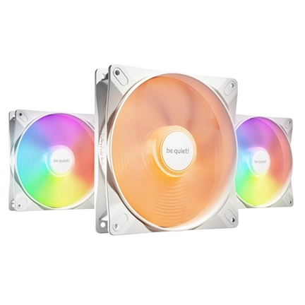 Be Quiet! Light Wings LX rendszerventilátor 140mm PWM high-speed 3-Pack White