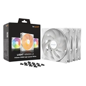 Be Quiet! Light Wings LX rendszerventilátor 140mm PWM high-speed 3-Pack White