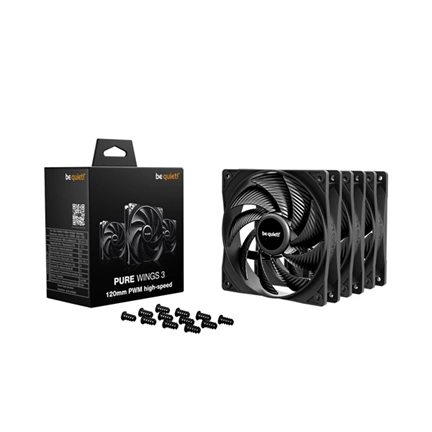Be Quiet! PURE WINGS 3 120mm PWM High Speed 3-Pack (BL140)