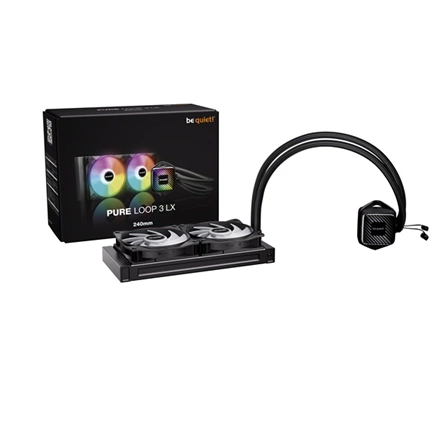Be Quiet! Pure Loop 3 LX 240mm vízhűtőrendszer ARGB világítással
