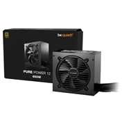 Be Quiet! Pure Power 12 tápegység 80Plus Gold, ATX 3.1, PCIe 5.1, 650W