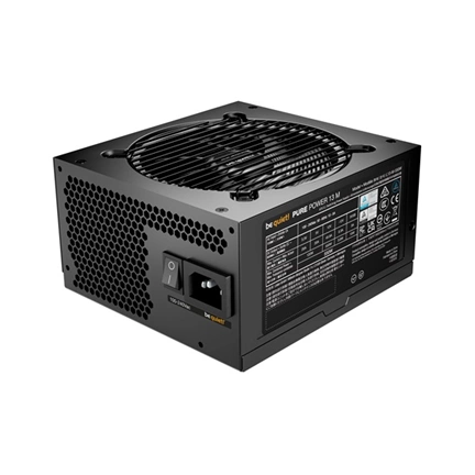 Be Quiet! Pure Power 13 M tápegység 80Plus Gold, ATX 3.1, PCIe 5.1, 550W