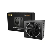 Be Quiet! Pure Power 13 M tápegység 80Plus Gold, ATX 3.1, PCIe 5.1, 650W