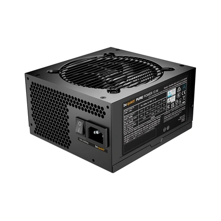 Be Quiet! Pure Power 13 M tápegység 80Plus Gold, ATX 3.1, PCIe 5.1, 650W
