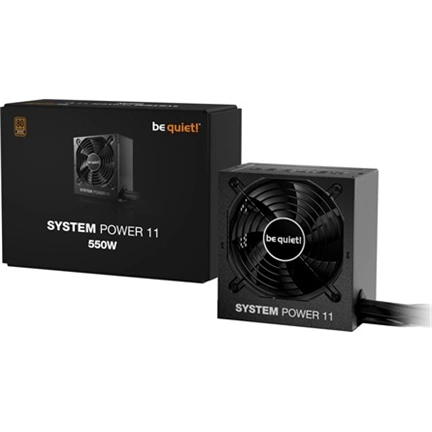 Be Quiet! System Power 11 tápegység 80Plus Bronze, ATX 3.1, PCIe 5.1, 550W