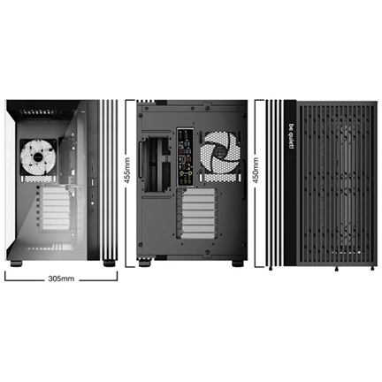 Be Quiet! Számítógépház - LIGHT BASE 600 LX Black (ATX, edzett üveg oldallap, fekete) Be Quiet! Számítógépház - LIGHT BASE 600 LX Black (ATX, edzett üveg oldallap, fekete)