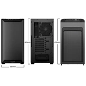 Be Quiet! Számítógépház - Pure Base 501 Airflow Window Black (ATX, edzett üveg oldallap, fekete) Be Quiet! Számítógépház - Pure Base 501 Airflow Window Black (ATX, edzett üveg oldallap, fekete)
