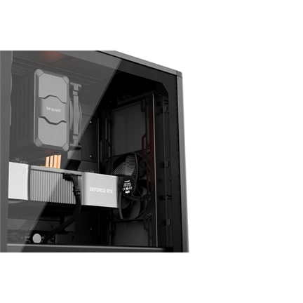 Be Quiet! Számítógépház - Pure Base 501 Airflow Window Black (ATX, edzett üveg oldallap, fekete) Be Quiet! Számítógépház - Pure Base 501 Airflow Window Black (ATX, edzett üveg oldallap, fekete)