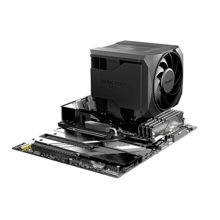 Be quiet! Dark Rock Pro 6 processzorhűtő két Silent Wings 120 és 135mm-es PWM ventilátorral