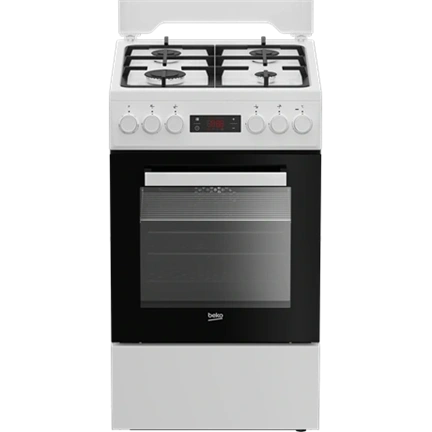 Beko FSM52330DWDS HU szabadonálló kombinált tűzhely 50 × 60 cm, 60 literes elektromos sütővel, A energiaosztály