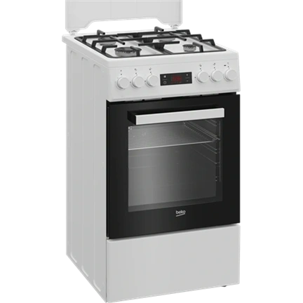 Beko FSM52330DWDS HU szabadonálló kombinált tűzhely 50 × 60 cm, 60 literes elektromos sütővel, A energiaosztály
