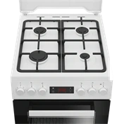 Beko FSM52330DWDS HU szabadonálló kombinált tűzhely 50 × 60 cm, 60 literes elektromos sütővel, A energiaosztály