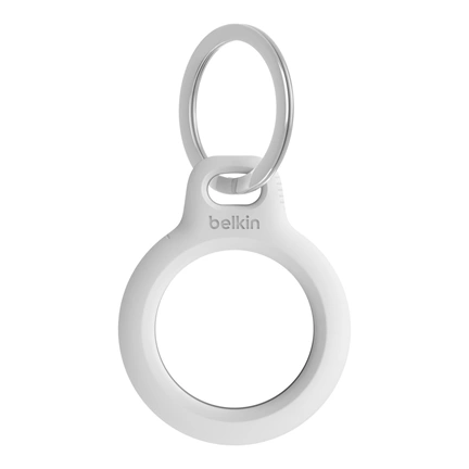Belkin Apple AirTag tok kulcskarikával - Fehér