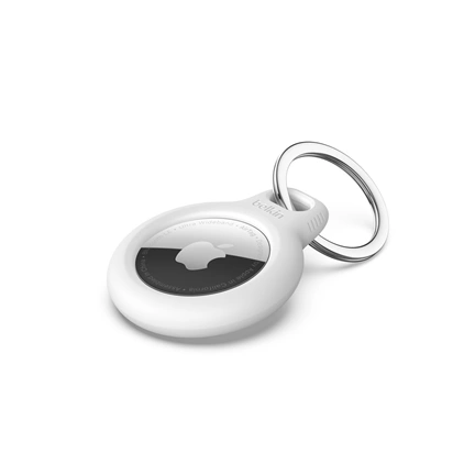 Belkin Apple AirTag tok kulcskarikával - Fehér