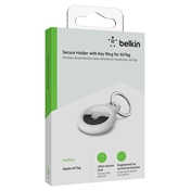Belkin Apple AirTag tok kulcskarikával - Fehér
