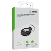 Belkin Apple AirTag tok kulcskarikával - Fekete