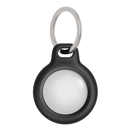 Belkin Apple AirTag tok kulcskarikával - Fekete