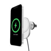 Belkin BoostCharge Pro Wireless autós töltő hivatalos MagSafe töltéssel 15W Qi2 CLA – fehér Belkin BoostCharge Pro Wireless autós töltő hivatalos MagSafe töltéssel 15W Qi2 CLA – fehér