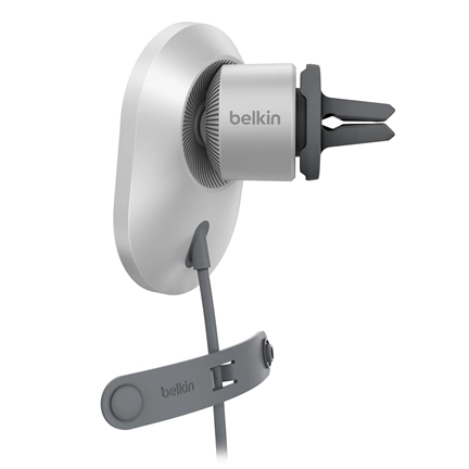 Belkin BoostCharge Pro Wireless autós töltő hivatalos MagSafe töltéssel 15W Qi2 CLA – fehér Belkin BoostCharge Pro Wireless autós töltő hivatalos MagSafe töltéssel 15W Qi2 CLA – fehér