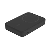 Belkin BoostCharge Pro power bank - mágneses, vezeték nélküli, Qi2, 8000mAh, 15W, állvány, fekete