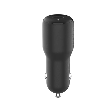 Belkin BoostCharge autós töltő, 30W-os USB-C és 12W-os USB-A port