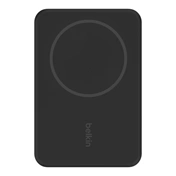 Belkin BoostCharge power bank - mágneses, vezeték nélküli, 5000mAh, állvány, fekete Belkin BoostCharge power bank - mágneses, vezeték nélküli, 5000mAh, állvány, fekete