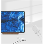 Belkin RockStar USB-C audio + gyorstöltés adapter, 60W, fehér