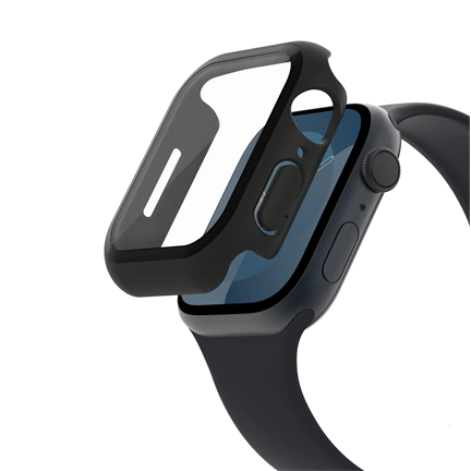 Belkin ScreenForce TemperedCurve 2 in 1 AM kijelzővédő – Series 4-9/SE – 40/41mm – fekete