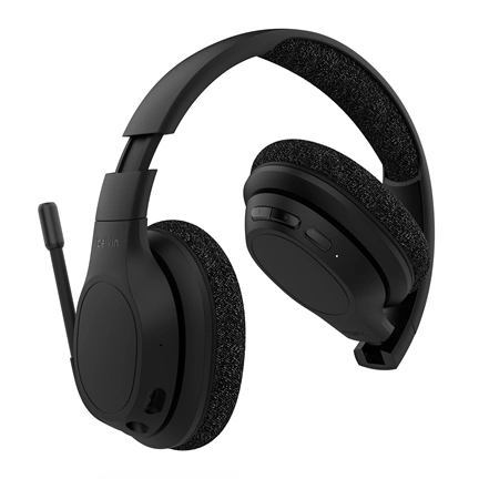 Belkin SoundForm Adapt vezeték nélküli fejhallgató mikrofonnal, Bluetooth, 3,5mm, összecsukható, zajszűrés, fekete Belkin SoundForm Adapt vezeték nélküli fejhallgató mikrofonnal, Bluetooth, 3,5mm, összecsukható, zajszűrés, fekete