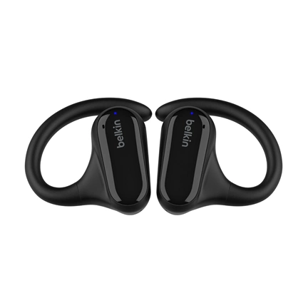 Belkin SoundForm ClearFit - TWS fülhallgató, nyitott kialakítású, IPX5 izzadás- és vízálló, fekete Belkin SoundForm ClearFit - TWS fülhallgató, nyitott kialakítású, IPX5 izzadás- és vízálló, fekete