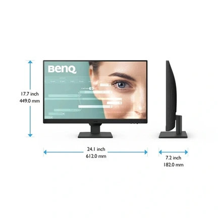 BenQ Monitor 27" - GW2790 (IPS, 16:9, 1920x1080, 5ms, 250cd/m2, 100Hz, HDMI, DP, Speaker, VESA)