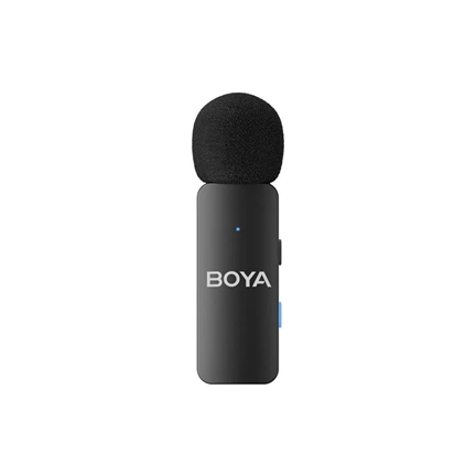 Boya BY-V4 - 2,4 GHz-es, négycsatornás vezeték nélküli mikrofon 3,5 mm-es JACK csatlakozóval