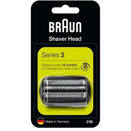Braun Borotvafej - 21B (cserefej, kompatibilis a Braun Series 3 sorozattal)