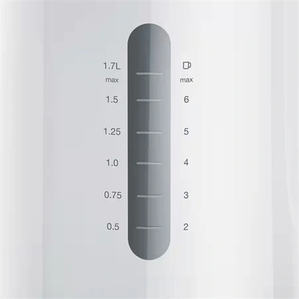 Braun WK1100WH vízforraló, fehér